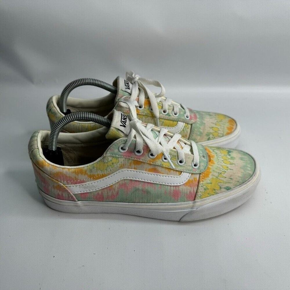 Women’s Vans Ward Psychedelic Tie Dye Skate Casual Low top Sneakers Size W -10